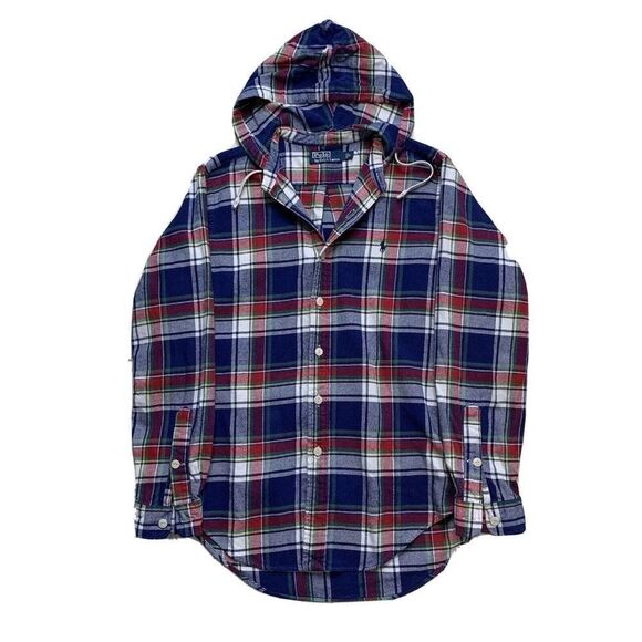 Polo Ralph Lauren Other - Polo Ralph Lauren Plaid Hoodie Size L